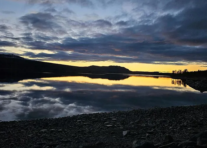 Modern With Panoramic Views Near Langedrag Semesterbostad *